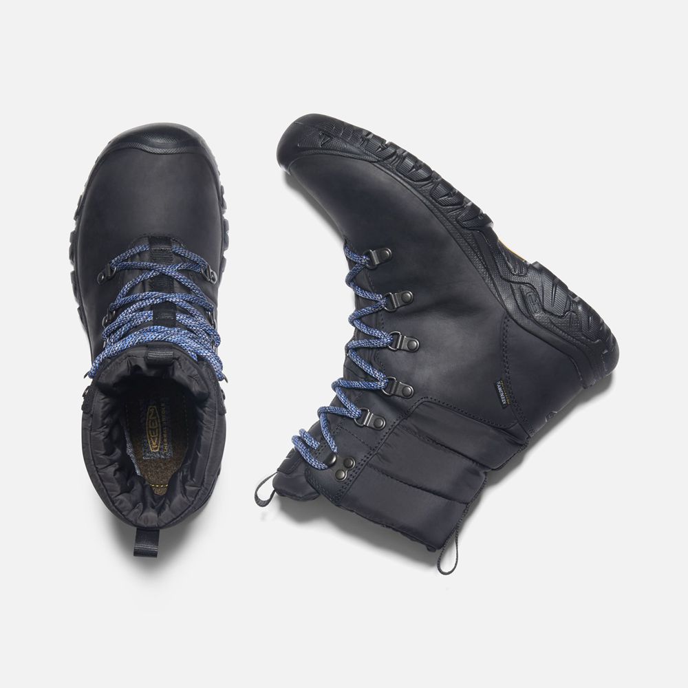 Bottes de Randonnée Keen Femme Noir | Greta Waterproof | IHUVC-7926